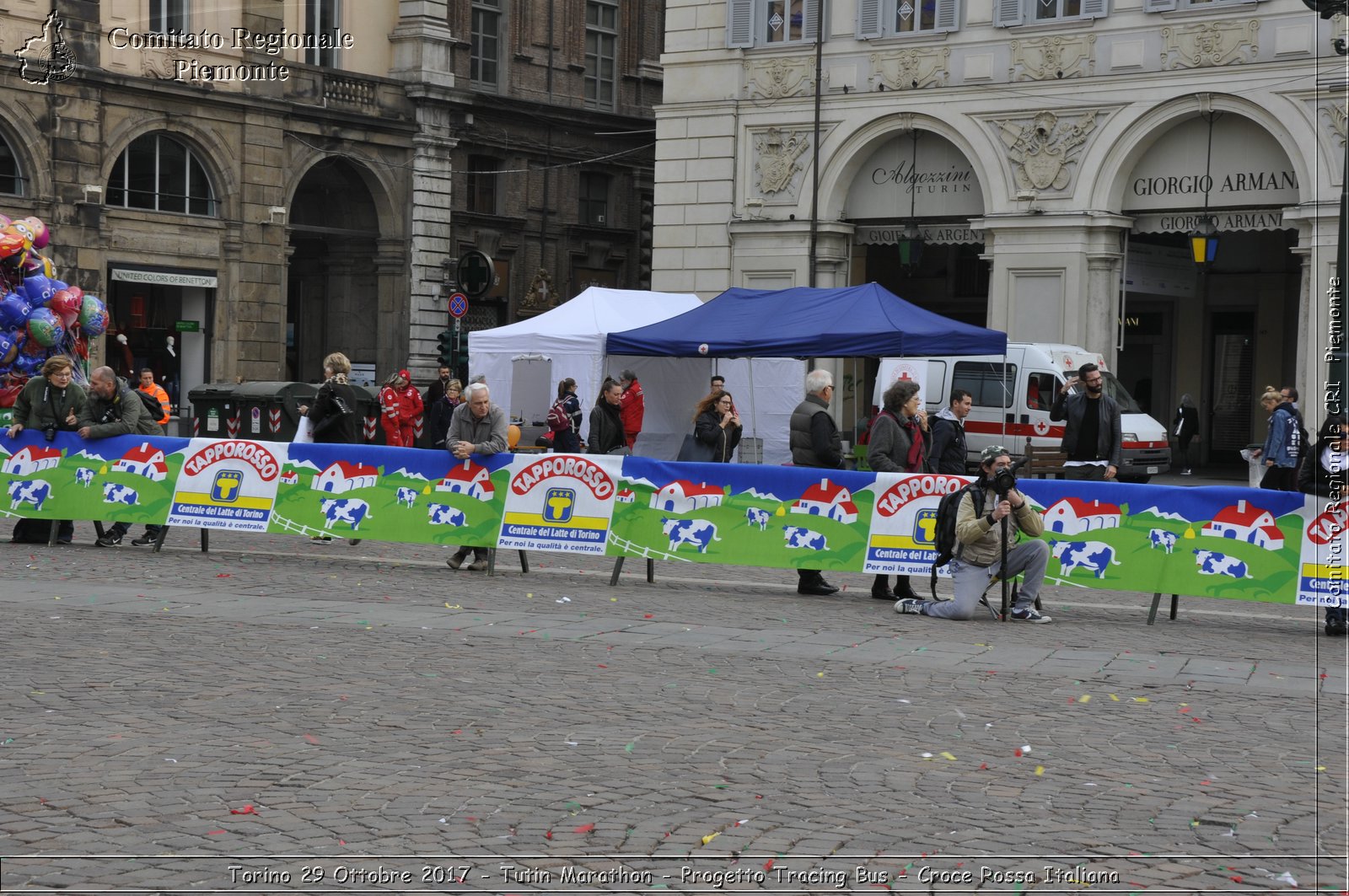 Torino 29 Ottobre 2017 - Turin Marathon - Progetto Tracing Bus - Croce Rossa Italiana- Comitato Regionale del Piemonte