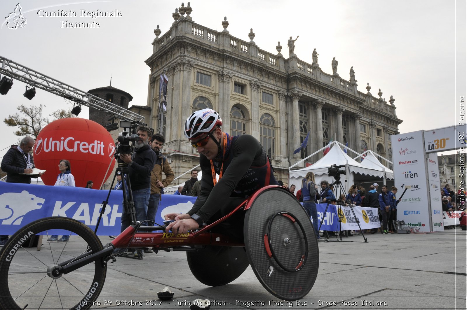 Torino 29 Ottobre 2017 - Turin Marathon - Progetto Tracing Bus - Croce Rossa Italiana- Comitato Regionale del Piemonte