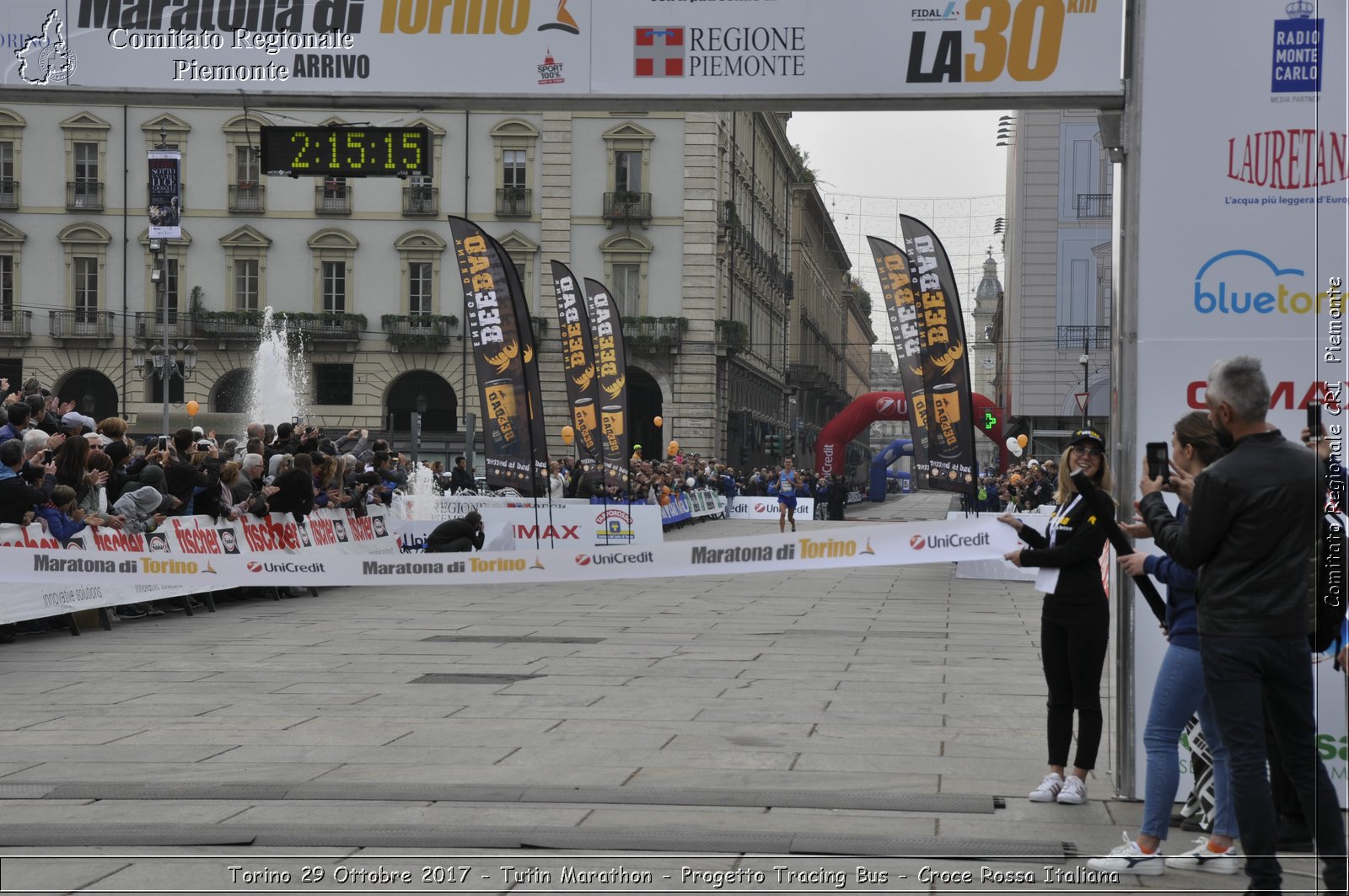 Torino 29 Ottobre 2017 - Turin Marathon - Progetto Tracing Bus - Croce Rossa Italiana- Comitato Regionale del Piemonte