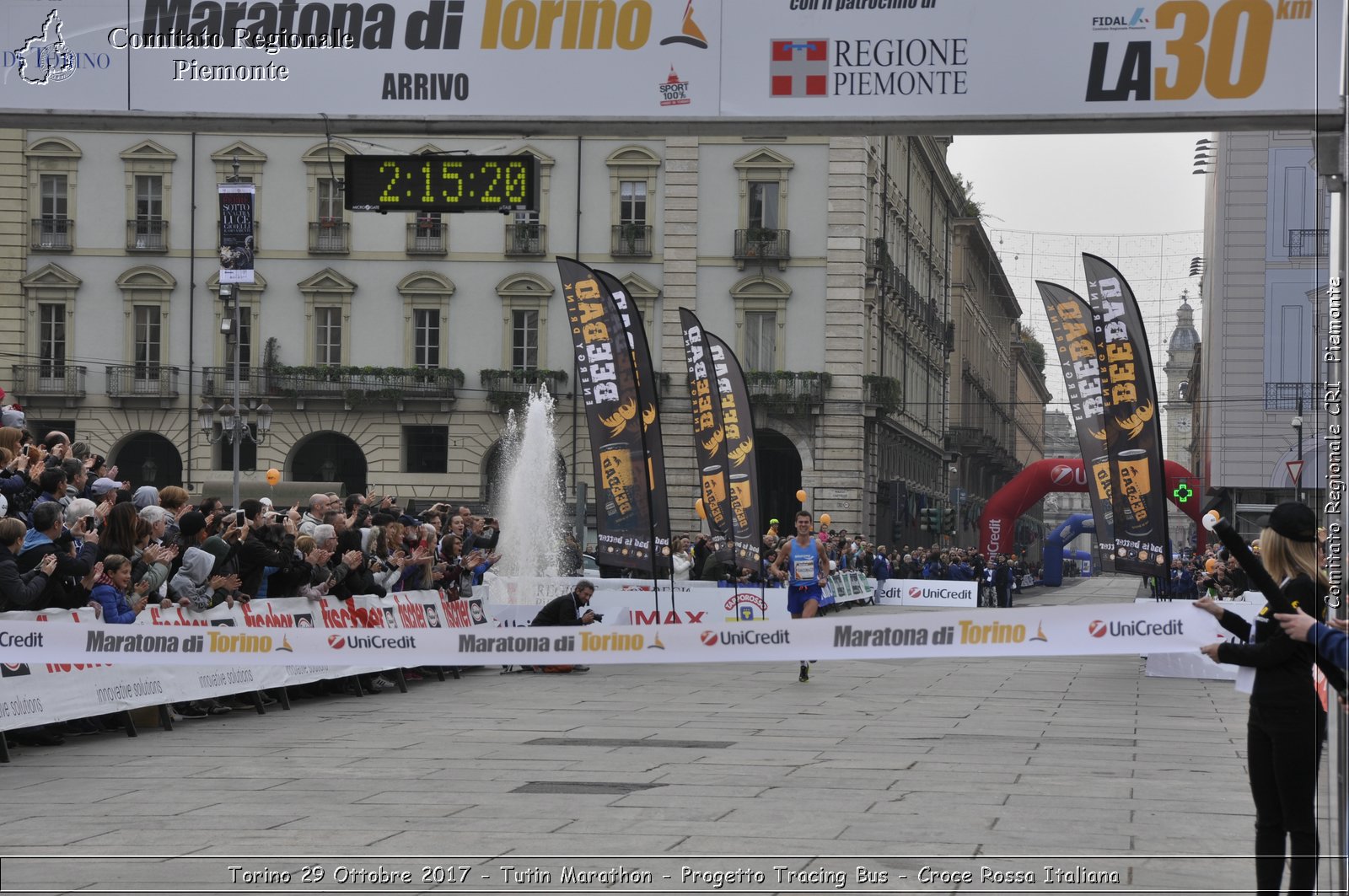 Torino 29 Ottobre 2017 - Turin Marathon - Progetto Tracing Bus - Croce Rossa Italiana- Comitato Regionale del Piemonte