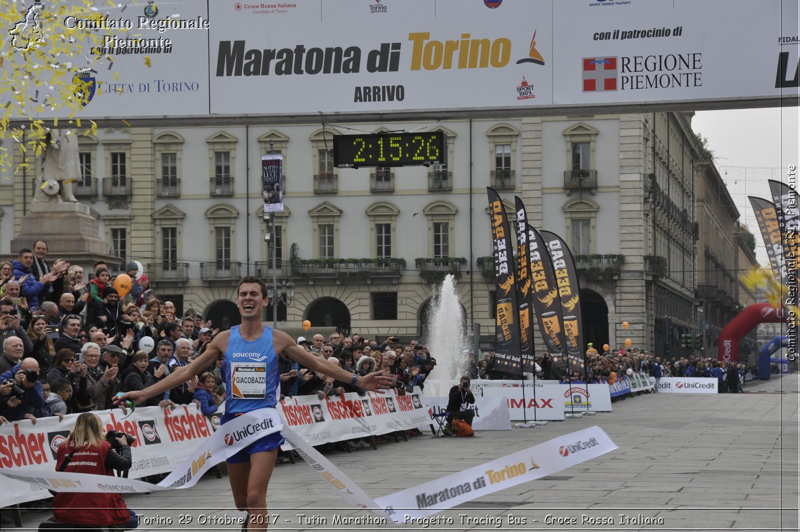 Torino 29 Ottobre 2017 - Turin Marathon - Progetto Tracing Bus - Croce Rossa Italiana- Comitato Regionale del Piemonte