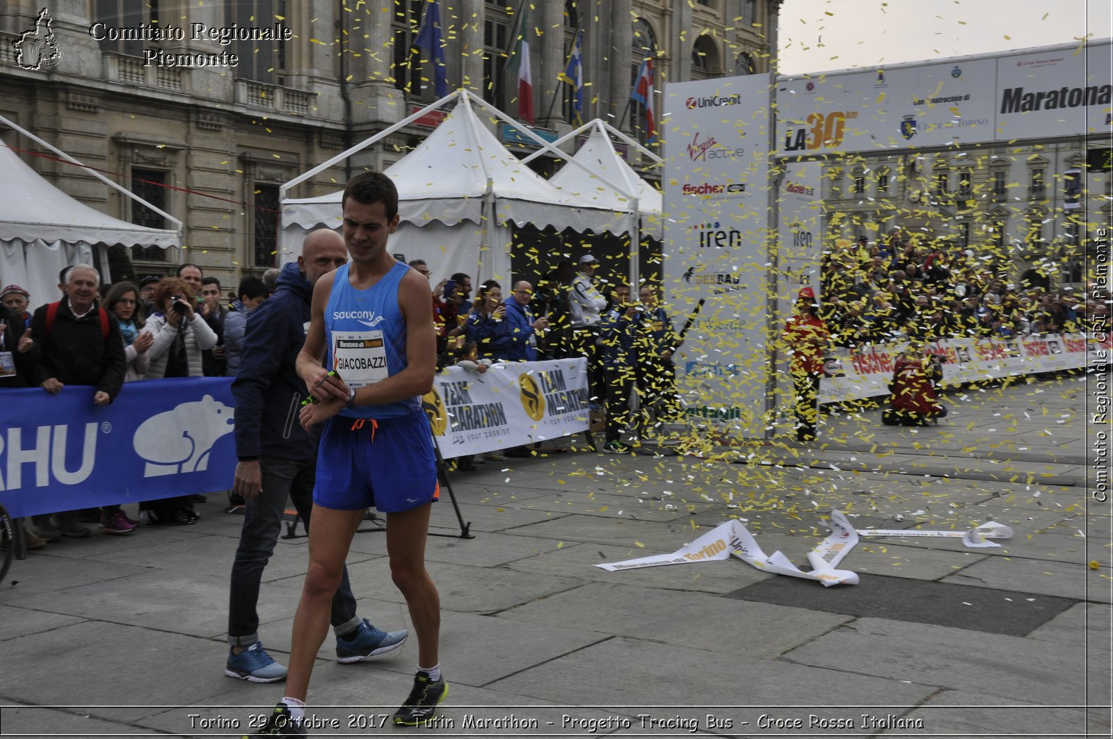 Torino 29 Ottobre 2017 - Turin Marathon - Progetto Tracing Bus - Croce Rossa Italiana- Comitato Regionale del Piemonte