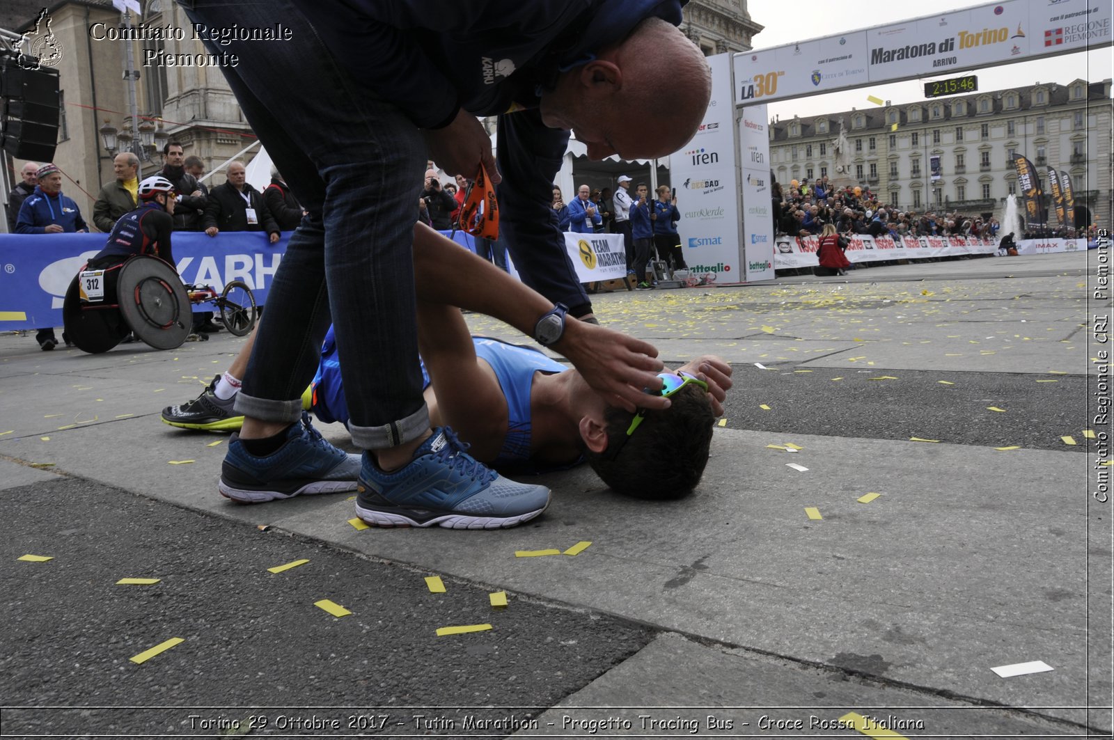 Torino 29 Ottobre 2017 - Turin Marathon - Progetto Tracing Bus - Croce Rossa Italiana- Comitato Regionale del Piemonte