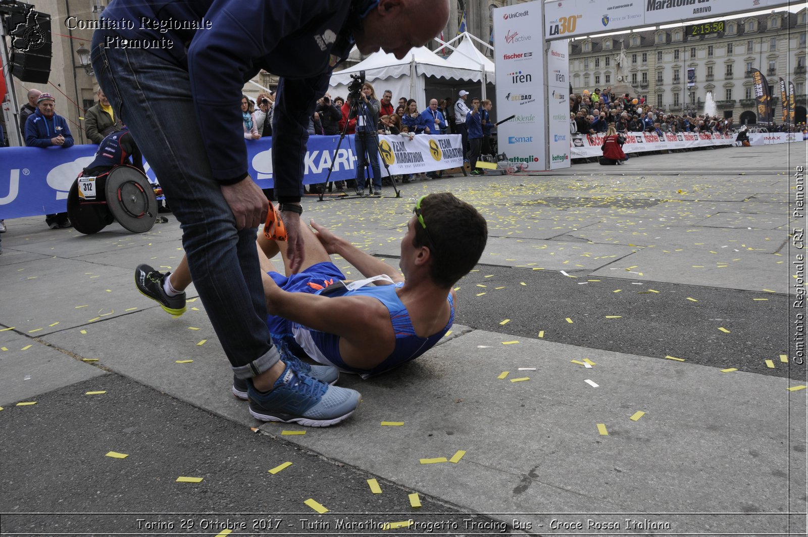 Torino 29 Ottobre 2017 - Turin Marathon - Progetto Tracing Bus - Croce Rossa Italiana- Comitato Regionale del Piemonte