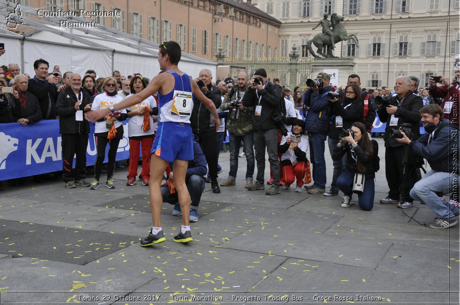 Torino 29 Ottobre 2017 - Turin Marathon - Progetto Tracing Bus - Croce Rossa Italiana- Comitato Regionale del Piemonte