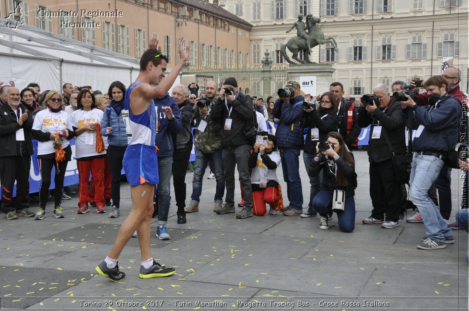 Torino 29 Ottobre 2017 - Turin Marathon - Progetto Tracing Bus - Croce Rossa Italiana- Comitato Regionale del Piemonte