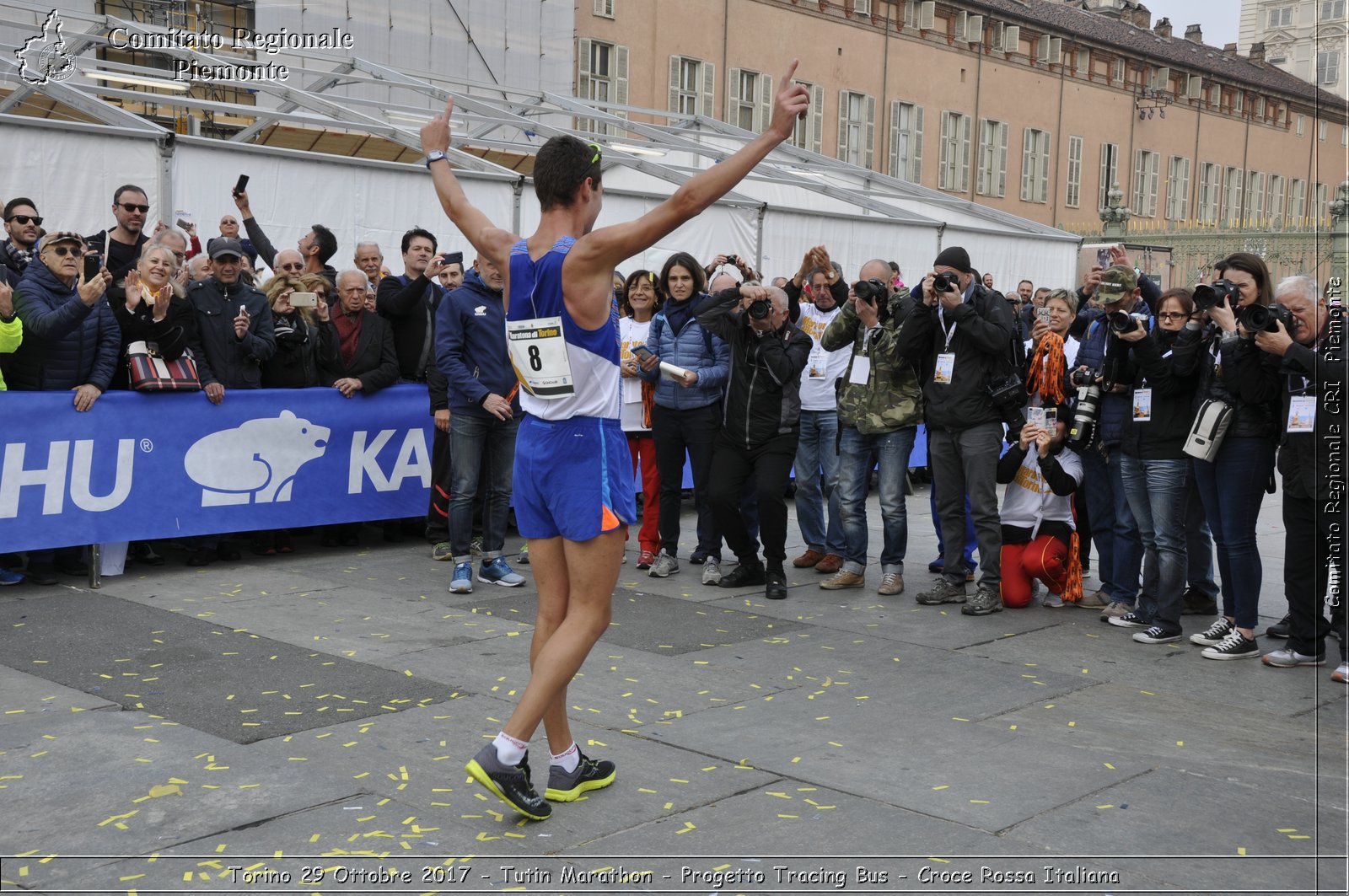 Torino 29 Ottobre 2017 - Turin Marathon - Progetto Tracing Bus - Croce Rossa Italiana- Comitato Regionale del Piemonte