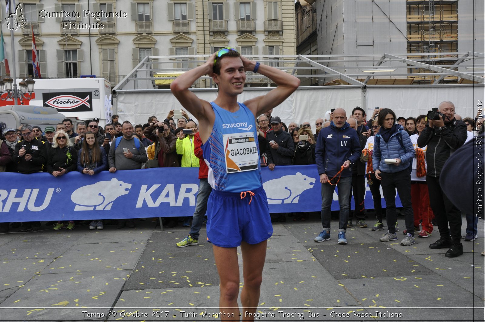 Torino 29 Ottobre 2017 - Turin Marathon - Progetto Tracing Bus - Croce Rossa Italiana- Comitato Regionale del Piemonte