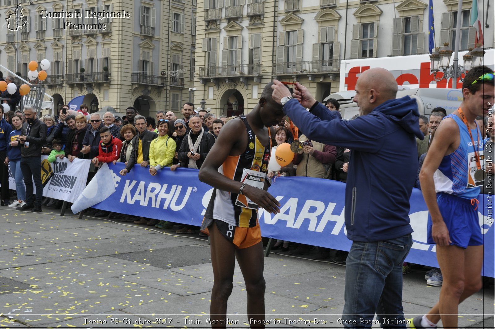 Torino 29 Ottobre 2017 - Turin Marathon - Progetto Tracing Bus - Croce Rossa Italiana- Comitato Regionale del Piemonte