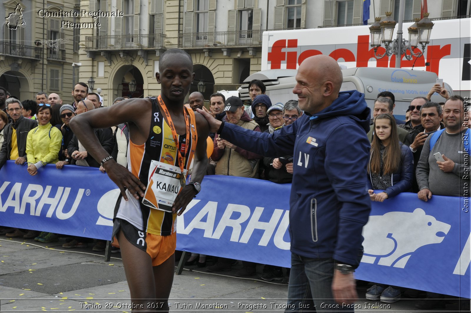 Torino 29 Ottobre 2017 - Turin Marathon - Progetto Tracing Bus - Croce Rossa Italiana- Comitato Regionale del Piemonte