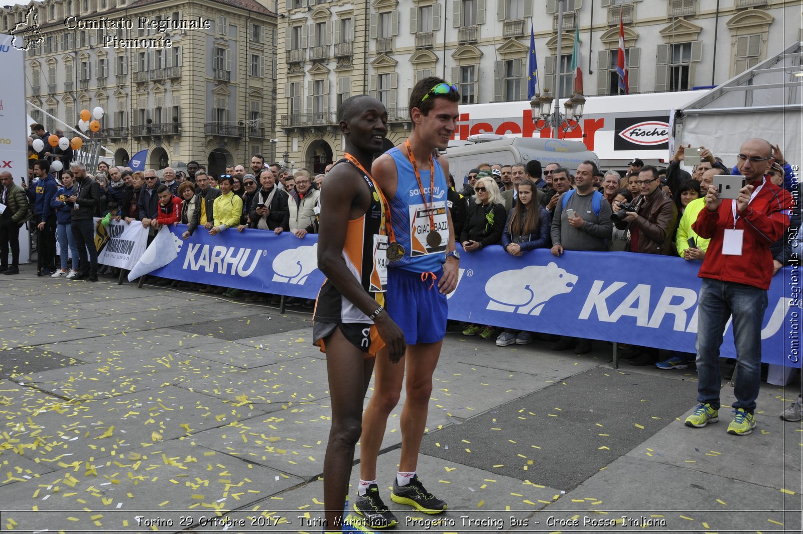 Torino 29 Ottobre 2017 - Turin Marathon - Progetto Tracing Bus - Croce Rossa Italiana- Comitato Regionale del Piemonte