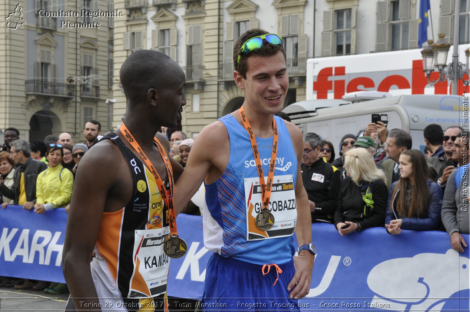 Torino 29 Ottobre 2017 - Turin Marathon - Progetto Tracing Bus - Croce Rossa Italiana- Comitato Regionale del Piemonte