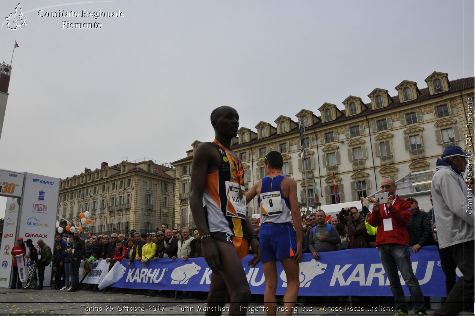 Torino 29 Ottobre 2017 - Turin Marathon - Progetto Tracing Bus - Croce Rossa Italiana- Comitato Regionale del Piemonte