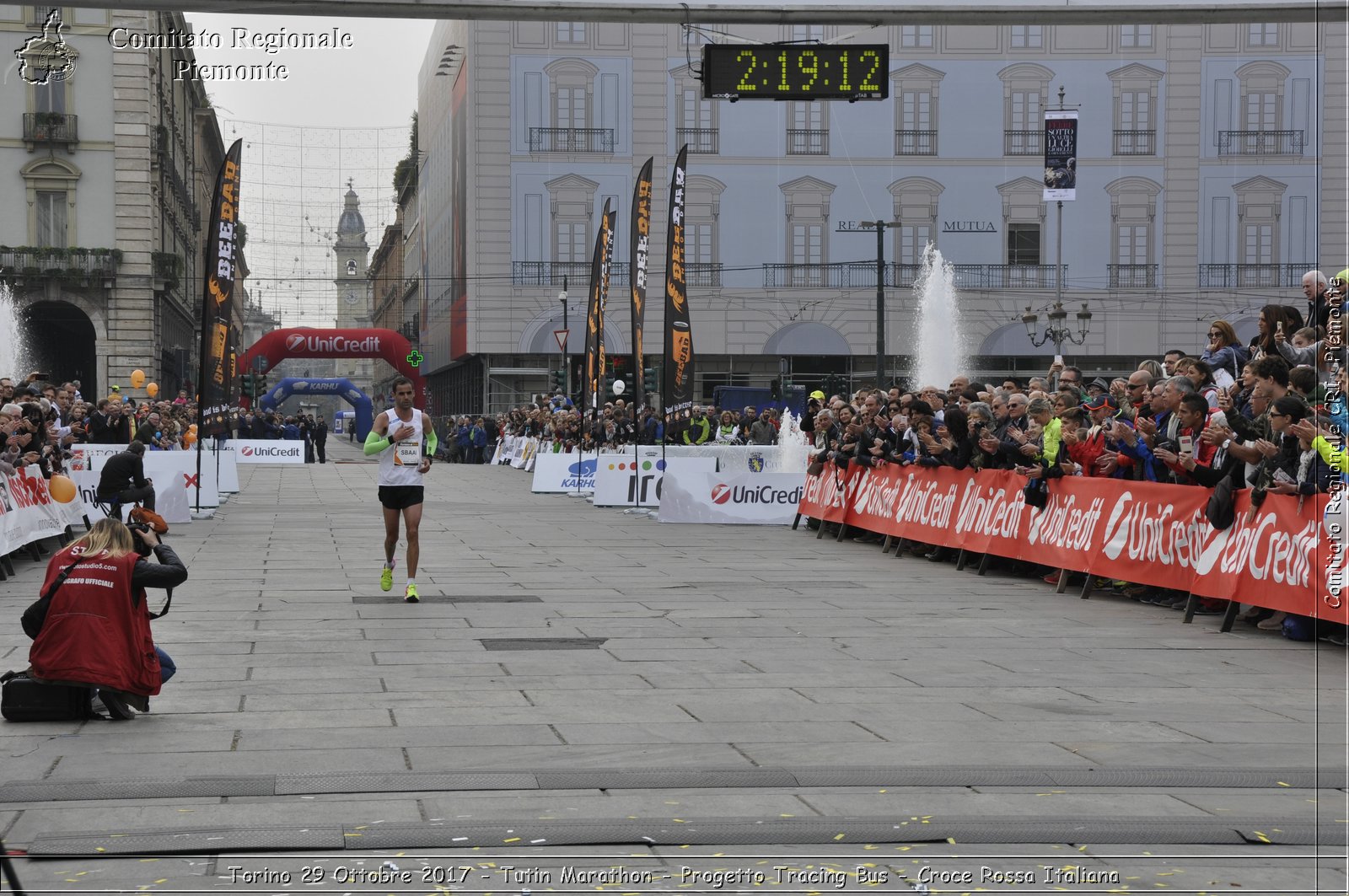 Torino 29 Ottobre 2017 - Turin Marathon - Progetto Tracing Bus - Croce Rossa Italiana- Comitato Regionale del Piemonte