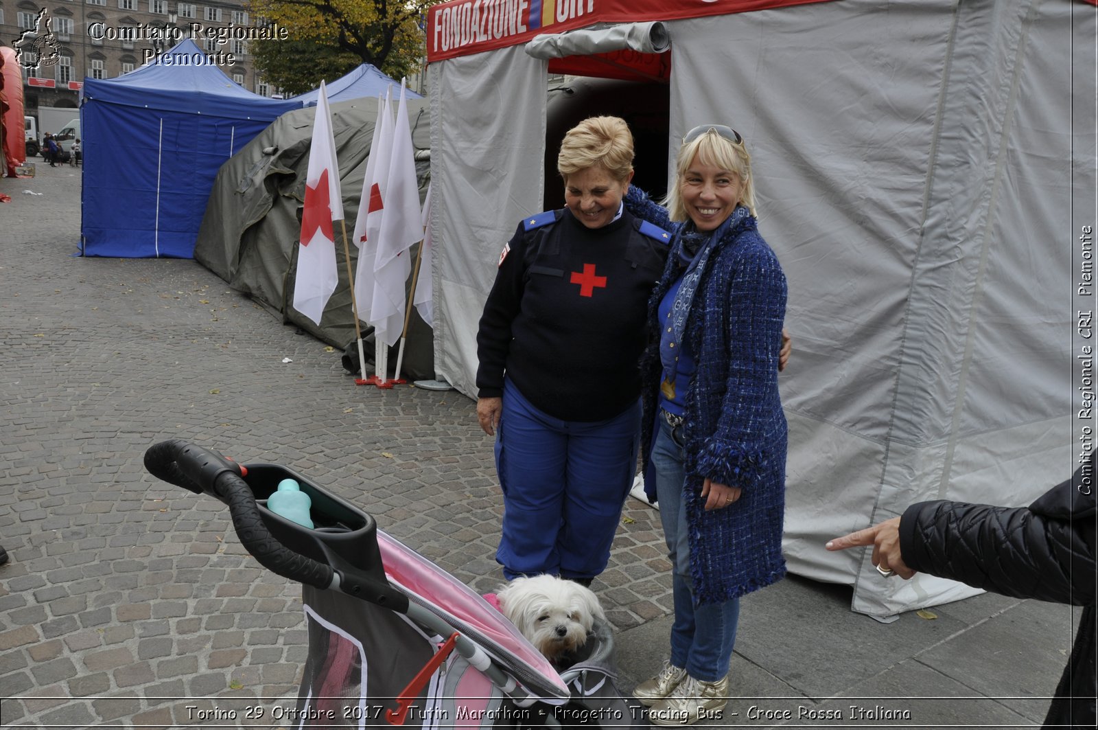 Torino 29 Ottobre 2017 - Turin Marathon - Progetto Tracing Bus - Croce Rossa Italiana- Comitato Regionale del Piemonte