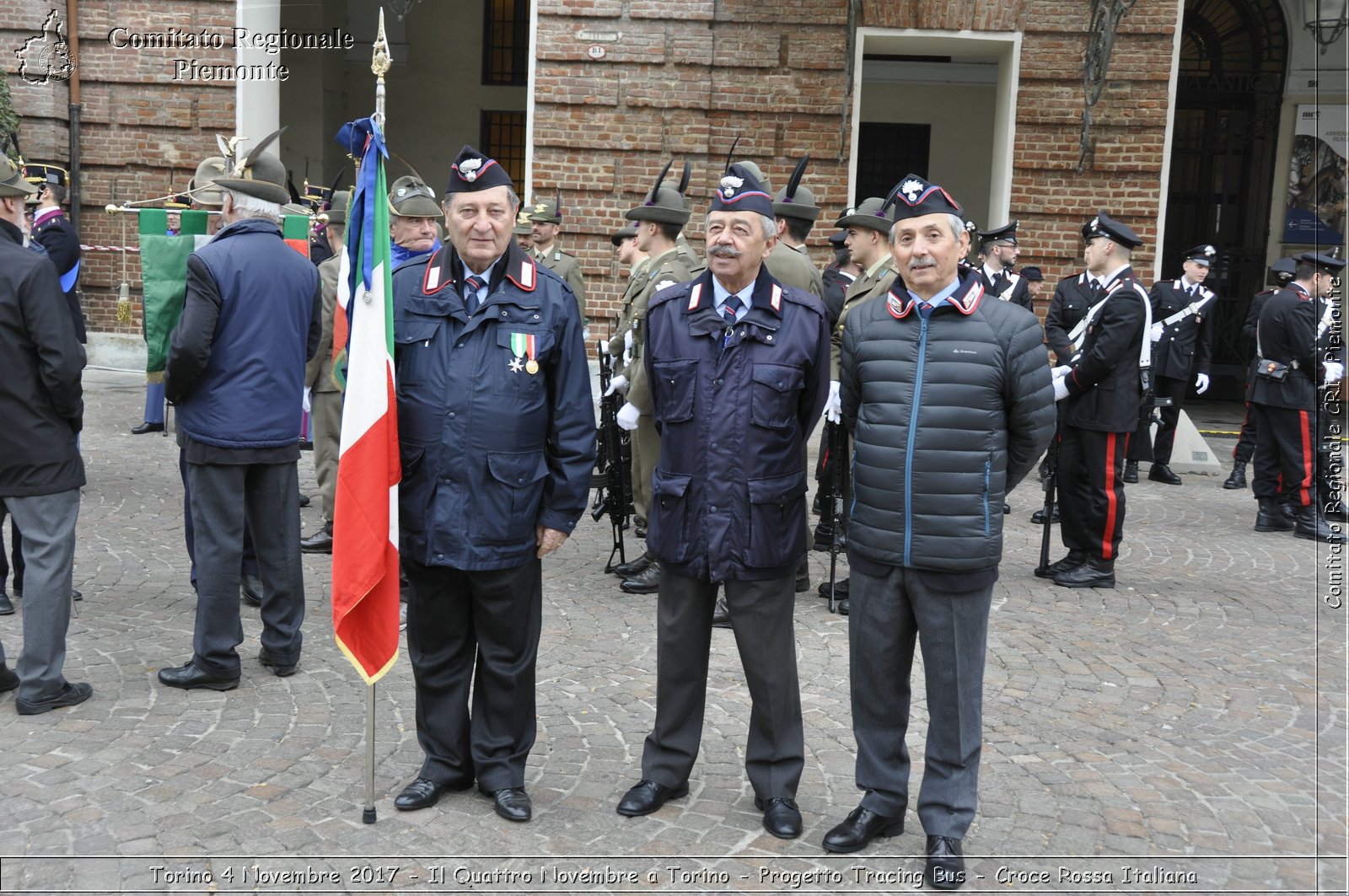 Torino 4 Novembre 2017 - Il Quattro Novembre a Torino - Progetto Tracing Bus - Croce Rossa Italiana- Comitato Regionale del Piemonte