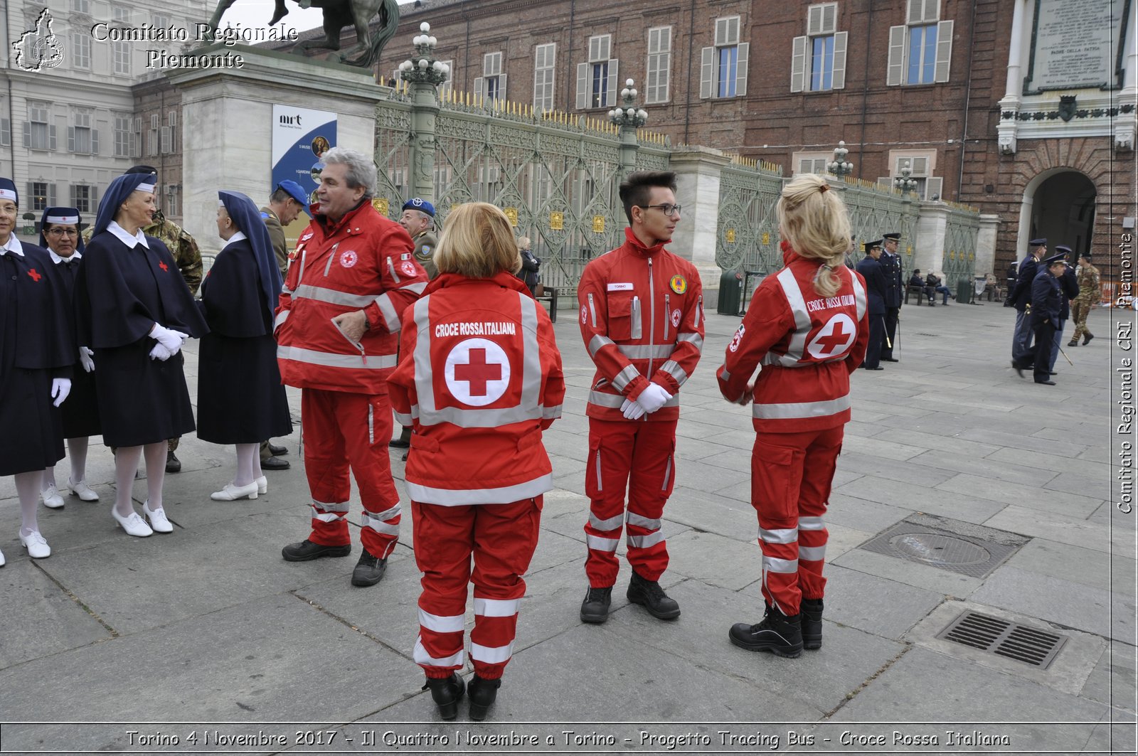 Torino 4 Novembre 2017 - Il Quattro Novembre a Torino - Progetto Tracing Bus - Croce Rossa Italiana- Comitato Regionale del Piemonte