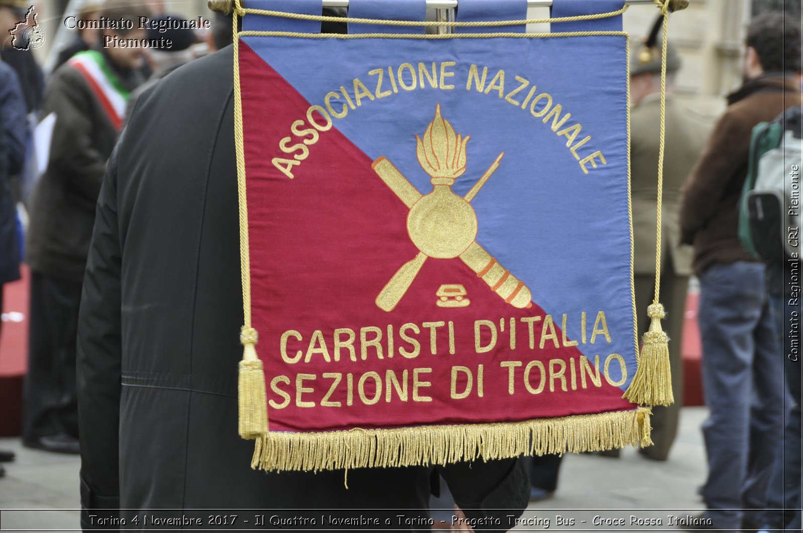 Torino 4 Novembre 2017 - Il Quattro Novembre a Torino - Progetto Tracing Bus - Croce Rossa Italiana- Comitato Regionale del Piemonte