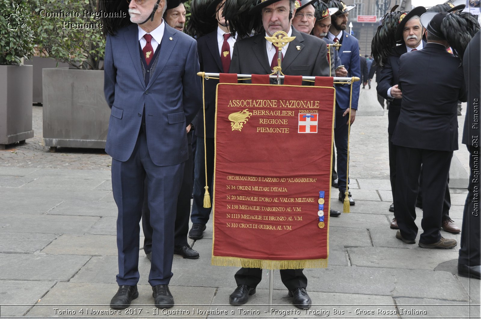 Torino 4 Novembre 2017 - Il Quattro Novembre a Torino - Progetto Tracing Bus - Croce Rossa Italiana- Comitato Regionale del Piemonte