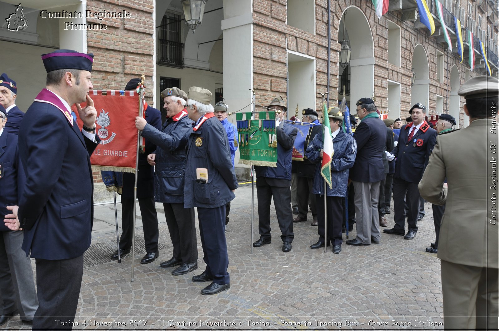 Torino 4 Novembre 2017 - Il Quattro Novembre a Torino - Progetto Tracing Bus - Croce Rossa Italiana- Comitato Regionale del Piemonte