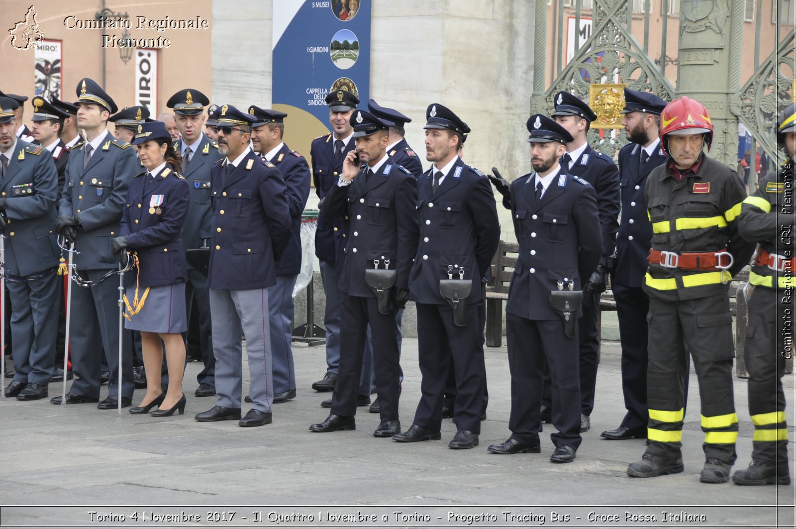 Torino 4 Novembre 2017 - Il Quattro Novembre a Torino - Progetto Tracing Bus - Croce Rossa Italiana- Comitato Regionale del Piemonte