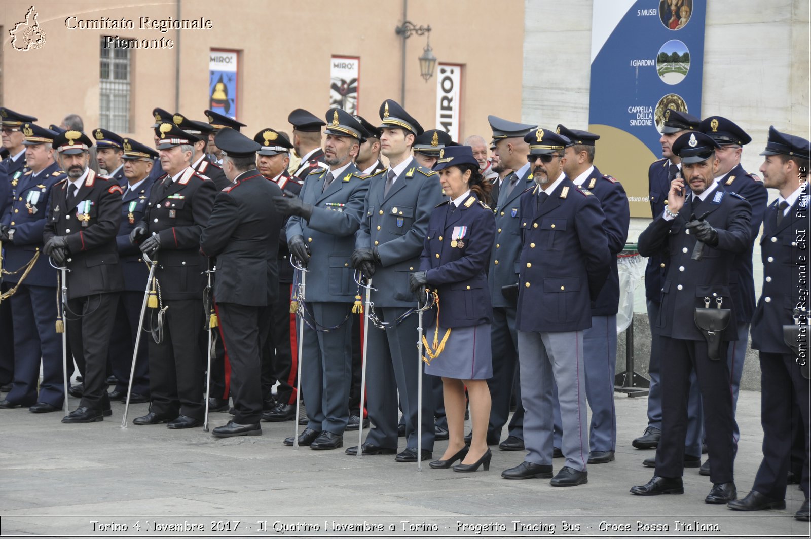 Torino 4 Novembre 2017 - Il Quattro Novembre a Torino - Progetto Tracing Bus - Croce Rossa Italiana- Comitato Regionale del Piemonte