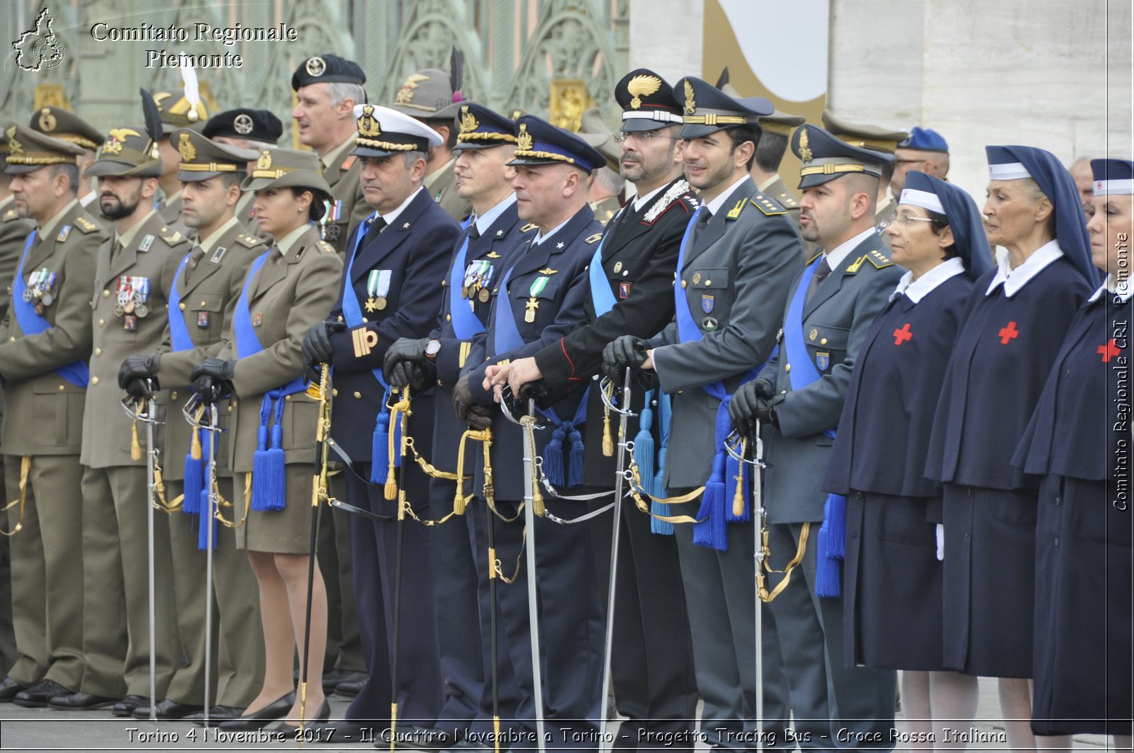 Torino 4 Novembre 2017 - Il Quattro Novembre a Torino - Progetto Tracing Bus - Croce Rossa Italiana- Comitato Regionale del Piemonte