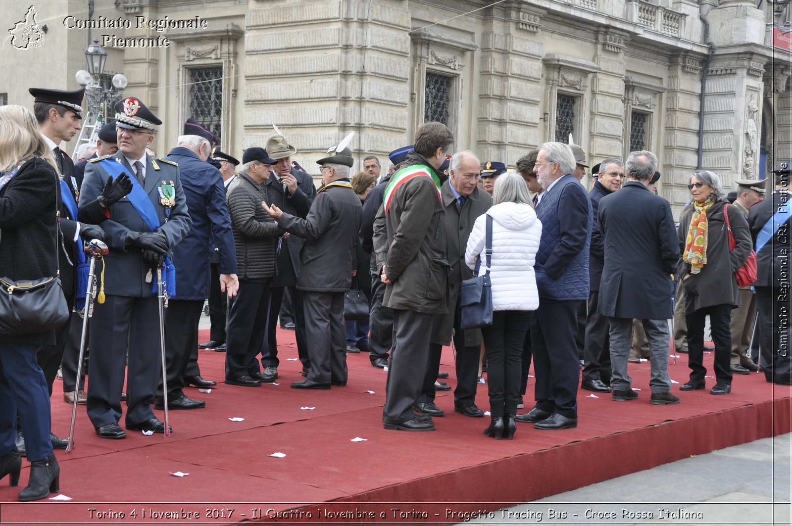 Torino 4 Novembre 2017 - Il Quattro Novembre a Torino - Progetto Tracing Bus - Croce Rossa Italiana- Comitato Regionale del Piemonte