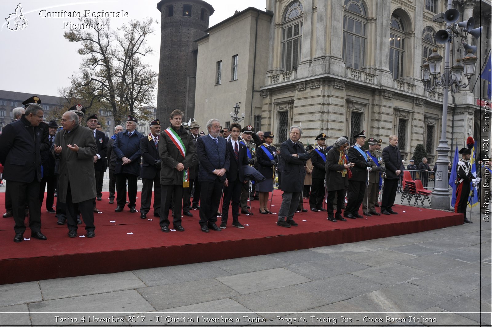 Torino 4 Novembre 2017 - Il Quattro Novembre a Torino - Progetto Tracing Bus - Croce Rossa Italiana- Comitato Regionale del Piemonte