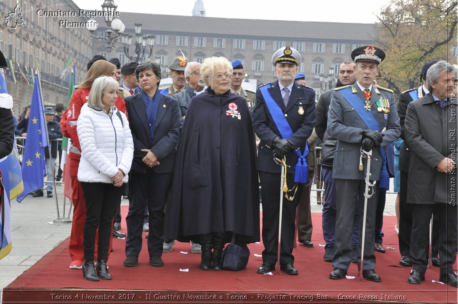 Torino 4 Novembre 2017 - Il Quattro Novembre a Torino - Progetto Tracing Bus - Croce Rossa Italiana- Comitato Regionale del Piemonte