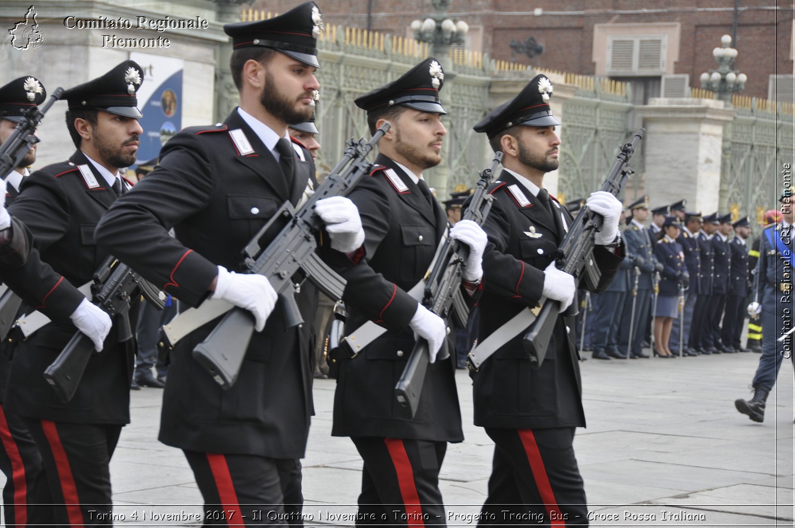 Torino 4 Novembre 2017 - Il Quattro Novembre a Torino - Progetto Tracing Bus - Croce Rossa Italiana- Comitato Regionale del Piemonte