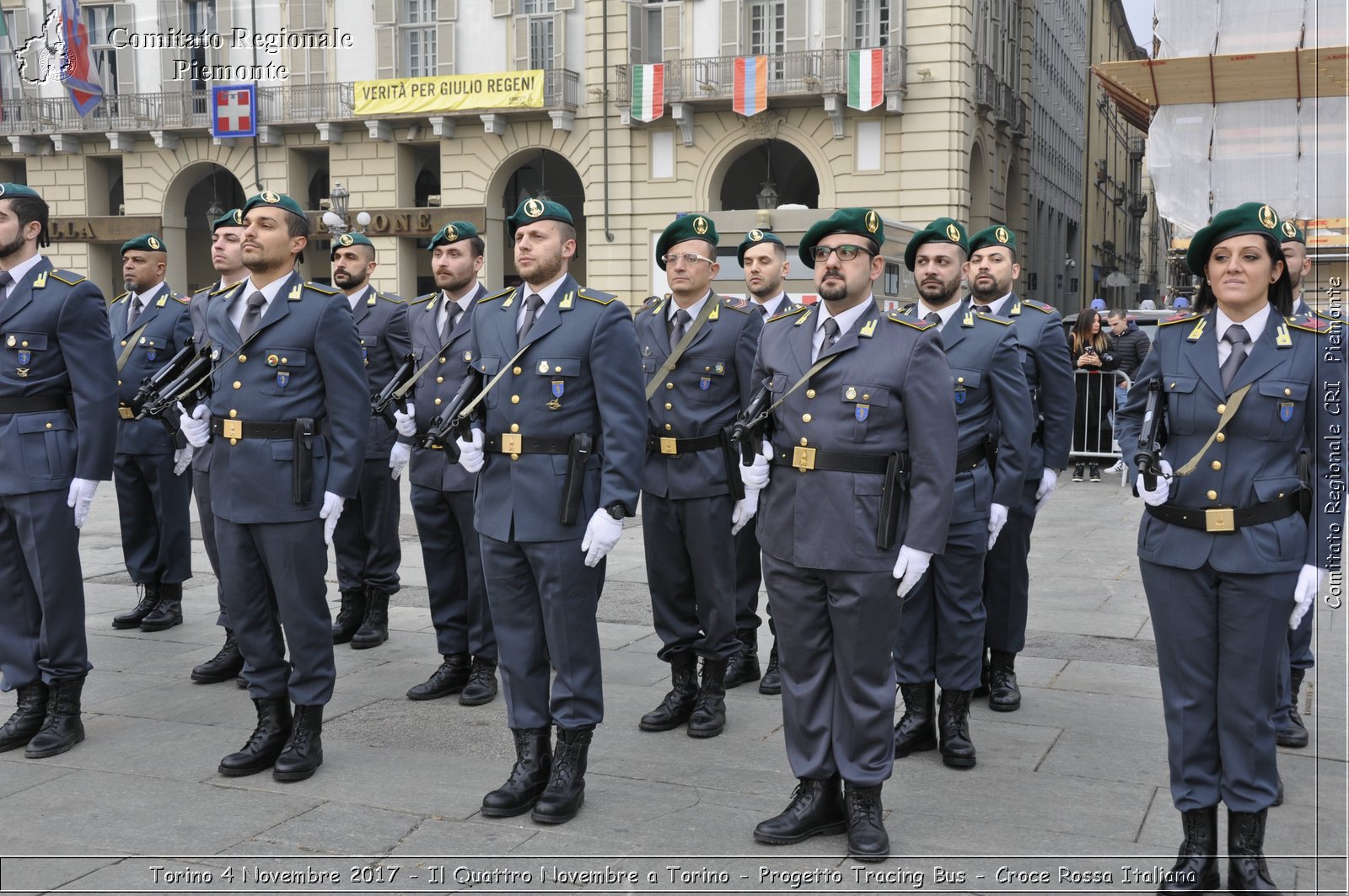 Torino 4 Novembre 2017 - Il Quattro Novembre a Torino - Progetto Tracing Bus - Croce Rossa Italiana- Comitato Regionale del Piemonte