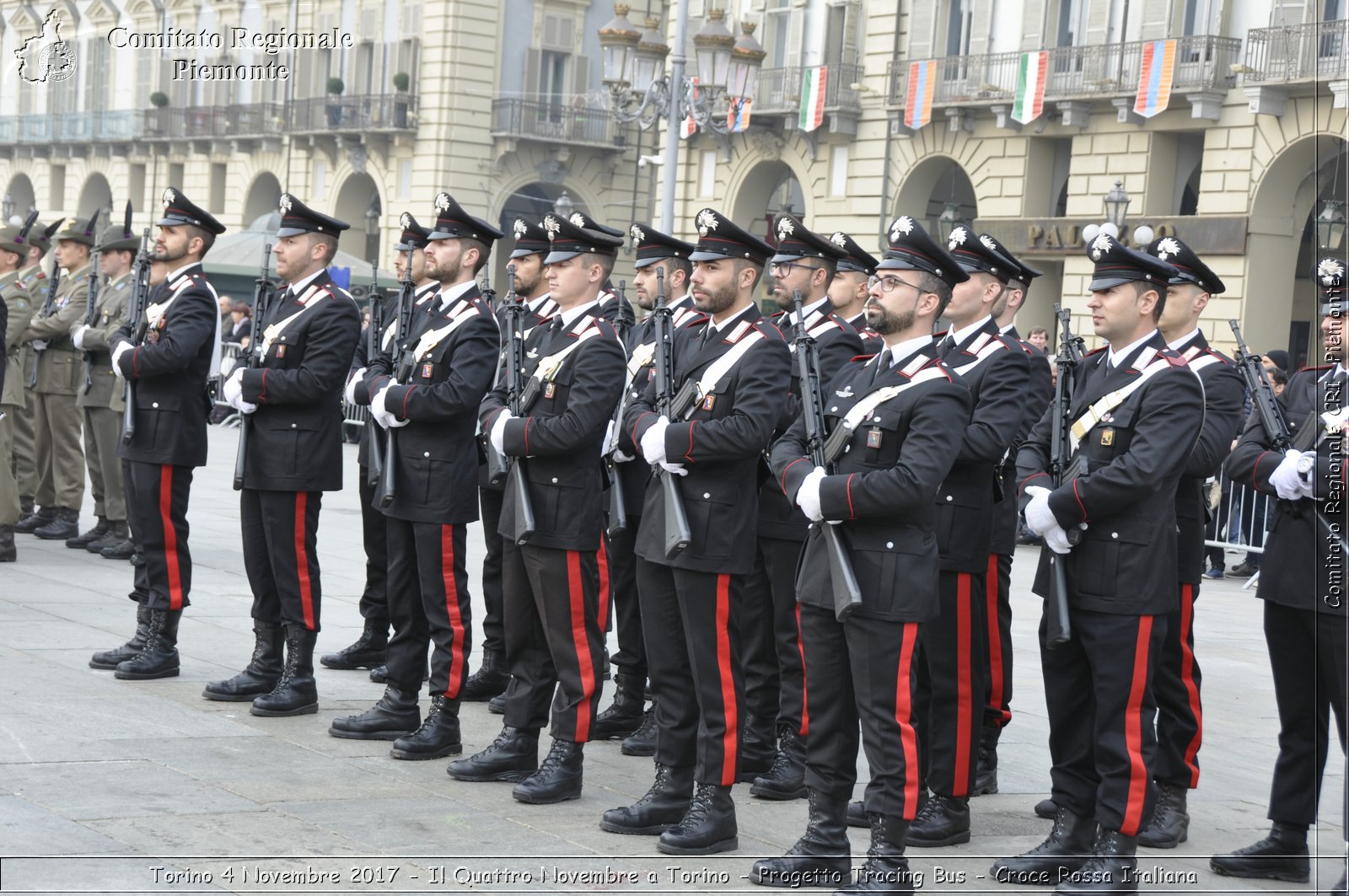 Torino 4 Novembre 2017 - Il Quattro Novembre a Torino - Progetto Tracing Bus - Croce Rossa Italiana- Comitato Regionale del Piemonte