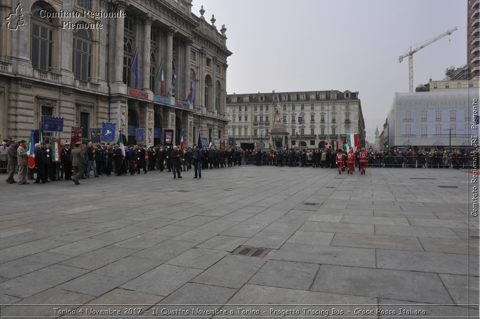 Torino 4 Novembre 2017 - Il Quattro Novembre a Torino - Progetto Tracing Bus - Croce Rossa Italiana- Comitato Regionale del Piemonte