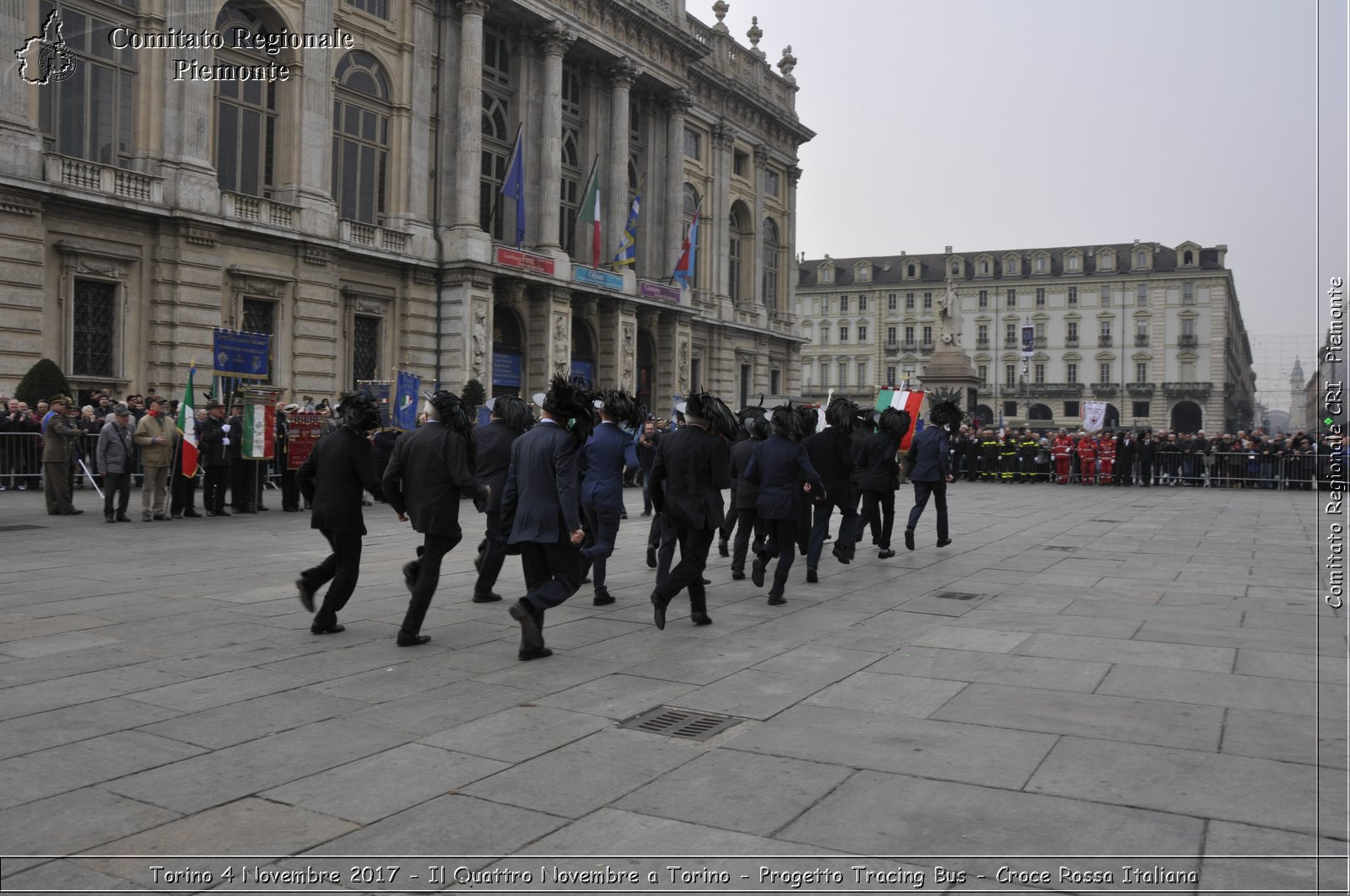 Torino 4 Novembre 2017 - Il Quattro Novembre a Torino - Progetto Tracing Bus - Croce Rossa Italiana- Comitato Regionale del Piemonte