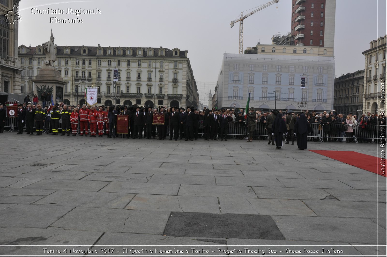 Torino 4 Novembre 2017 - Il Quattro Novembre a Torino - Progetto Tracing Bus - Croce Rossa Italiana- Comitato Regionale del Piemonte