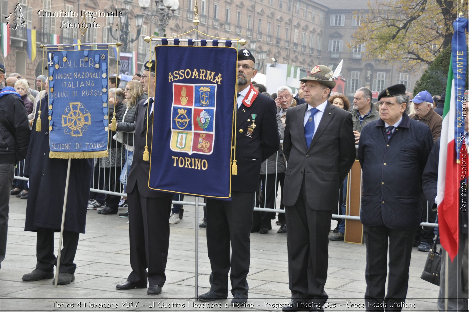 Torino 4 Novembre 2017 - Il Quattro Novembre a Torino - Progetto Tracing Bus - Croce Rossa Italiana- Comitato Regionale del Piemonte