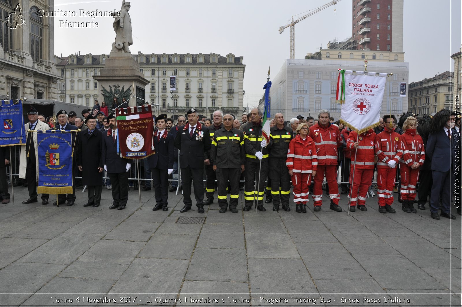 Torino 4 Novembre 2017 - Il Quattro Novembre a Torino - Progetto Tracing Bus - Croce Rossa Italiana- Comitato Regionale del Piemonte