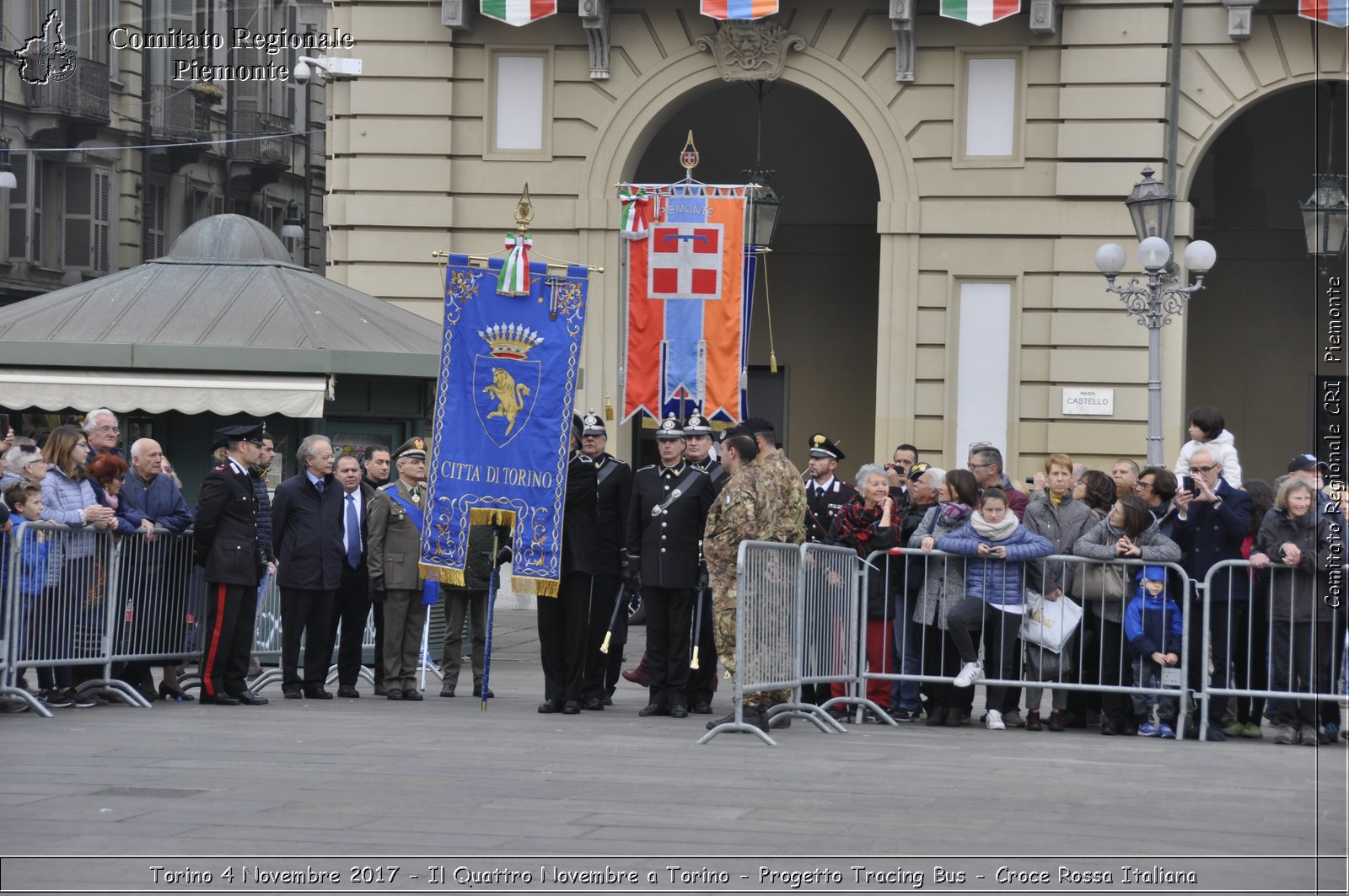 Torino 4 Novembre 2017 - Il Quattro Novembre a Torino - Progetto Tracing Bus - Croce Rossa Italiana- Comitato Regionale del Piemonte