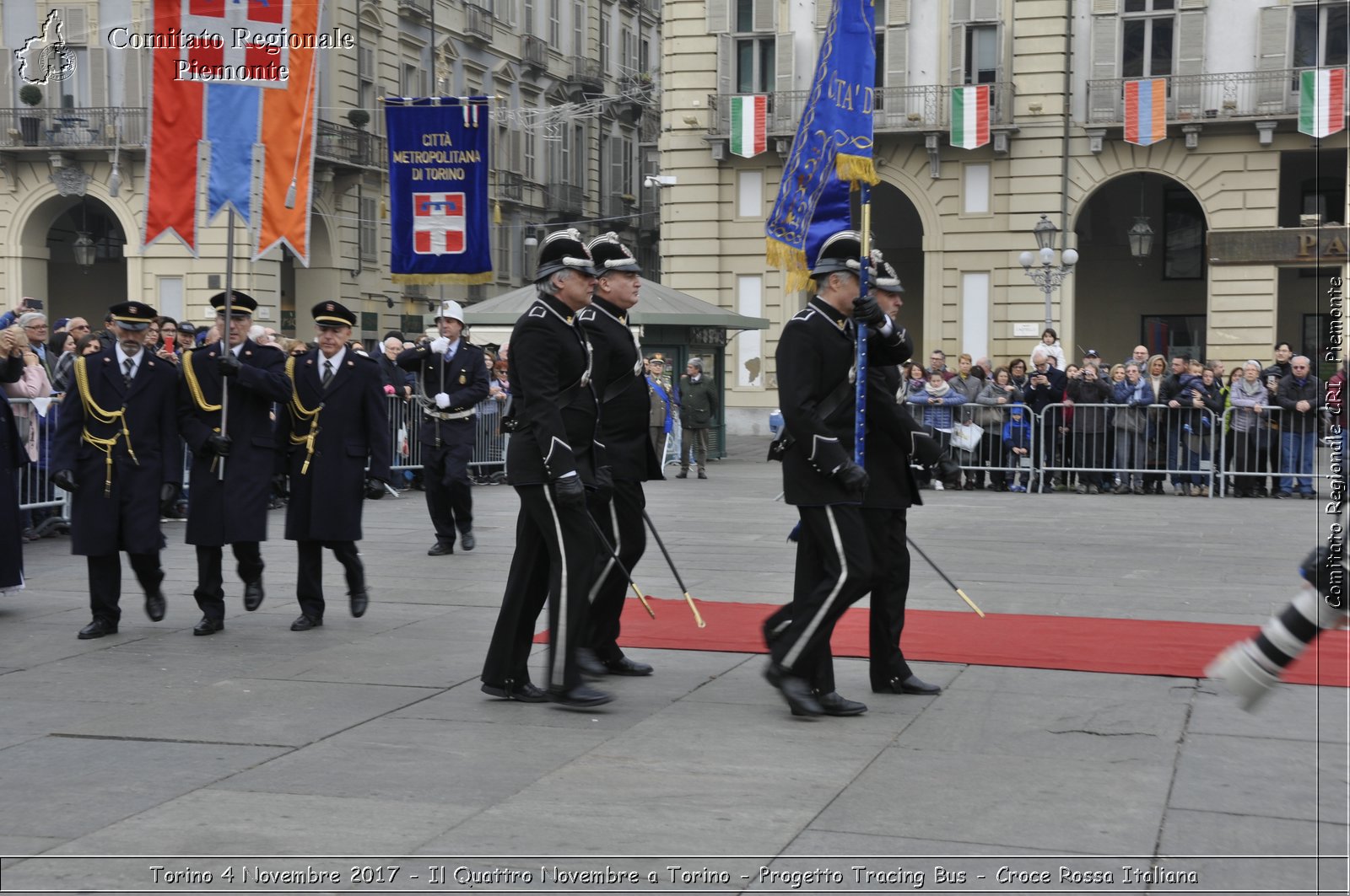 Torino 4 Novembre 2017 - Il Quattro Novembre a Torino - Progetto Tracing Bus - Croce Rossa Italiana- Comitato Regionale del Piemonte