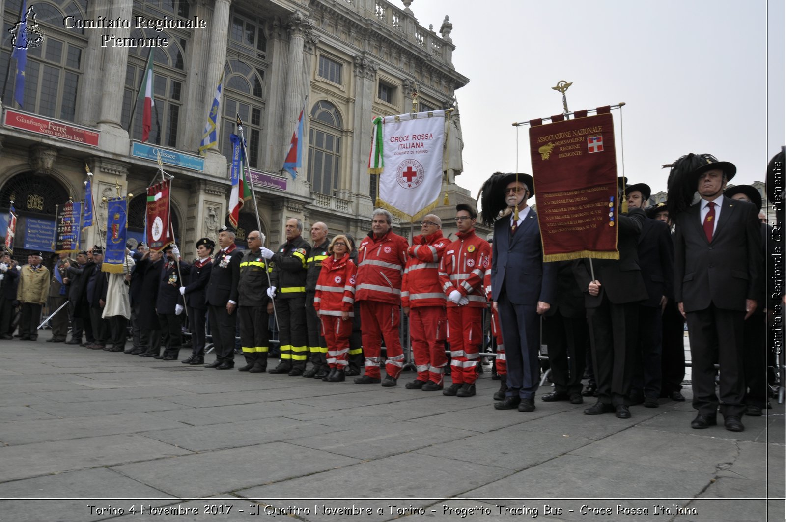 Torino 4 Novembre 2017 - Il Quattro Novembre a Torino - Progetto Tracing Bus - Croce Rossa Italiana- Comitato Regionale del Piemonte