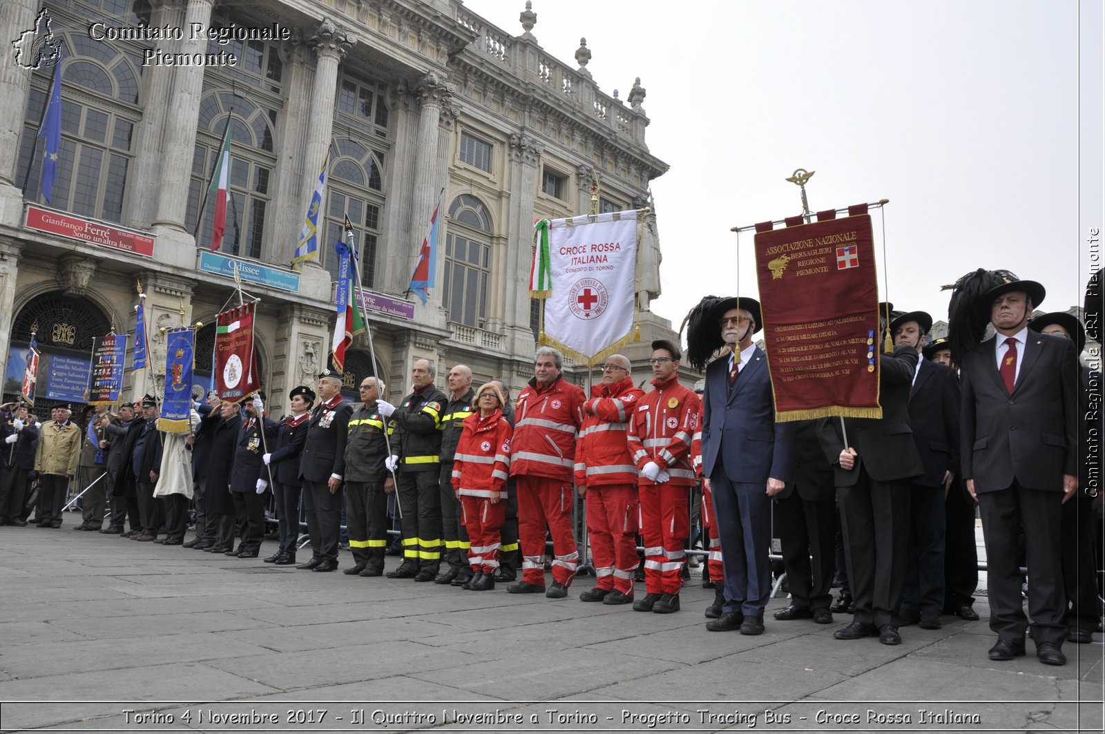 Torino 4 Novembre 2017 - Il Quattro Novembre a Torino - Progetto Tracing Bus - Croce Rossa Italiana- Comitato Regionale del Piemonte