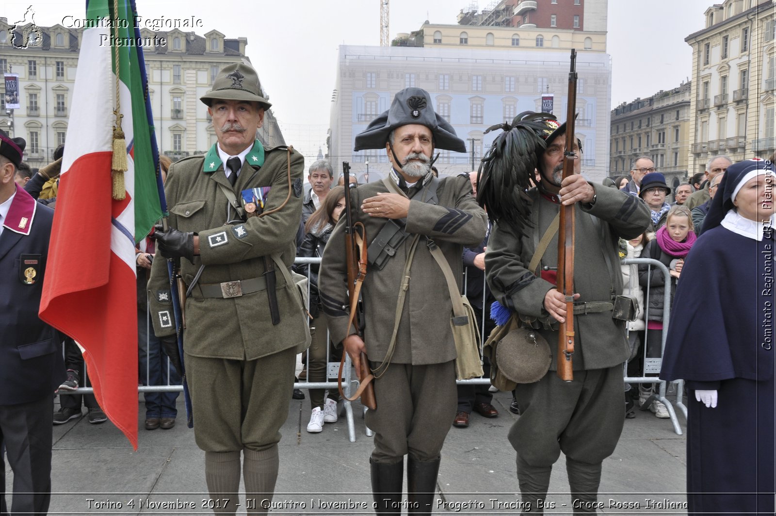 Torino 4 Novembre 2017 - Il Quattro Novembre a Torino - Progetto Tracing Bus - Croce Rossa Italiana- Comitato Regionale del Piemonte