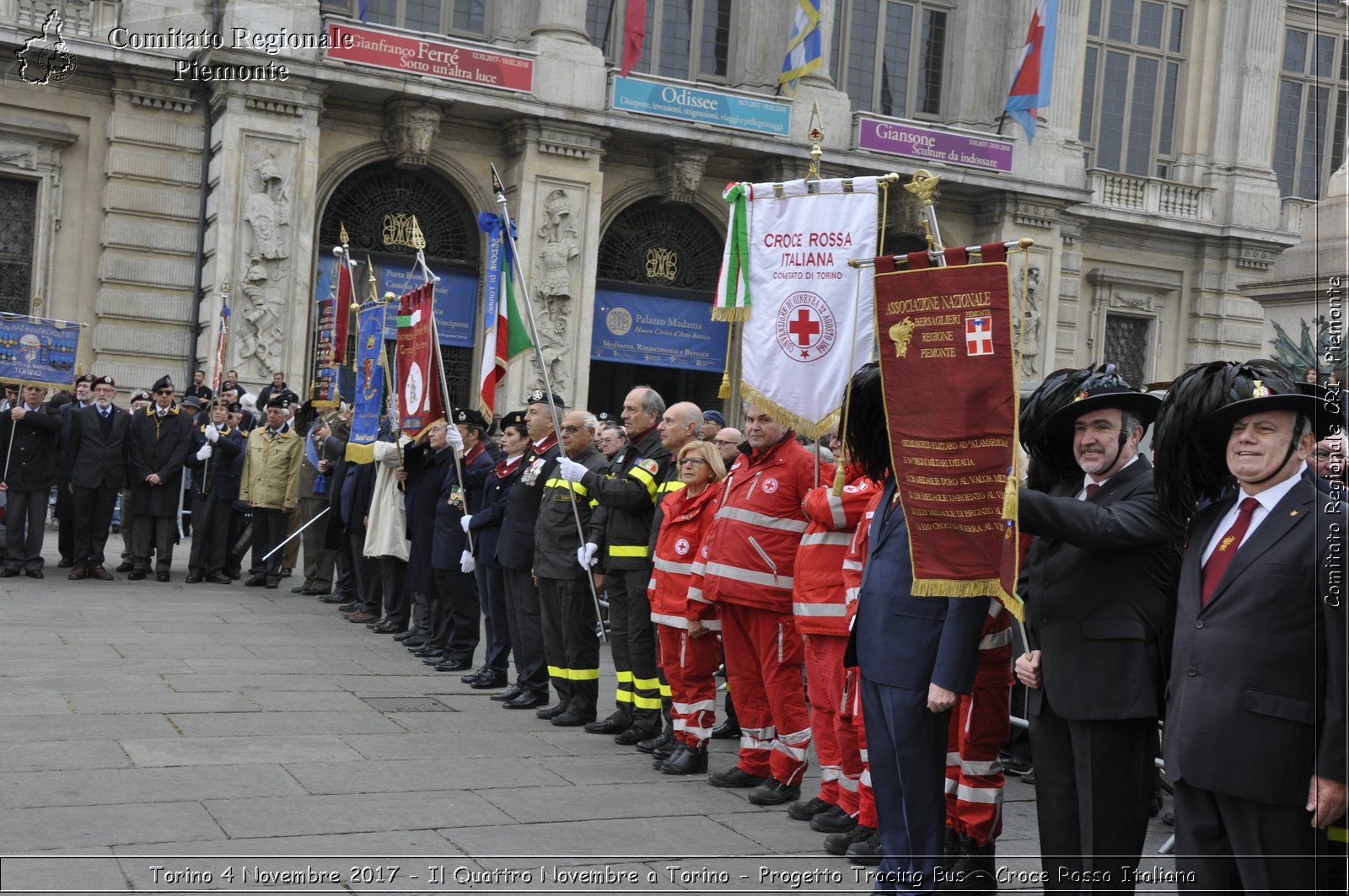 Torino 4 Novembre 2017 - Il Quattro Novembre a Torino - Progetto Tracing Bus - Croce Rossa Italiana- Comitato Regionale del Piemonte