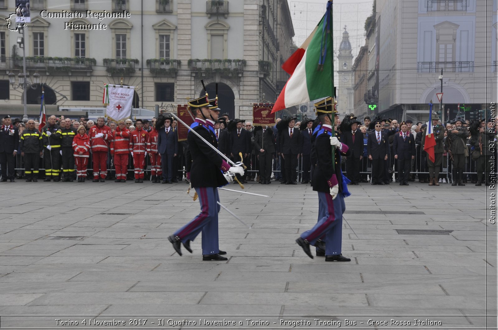 Torino 4 Novembre 2017 - Il Quattro Novembre a Torino - Progetto Tracing Bus - Croce Rossa Italiana- Comitato Regionale del Piemonte