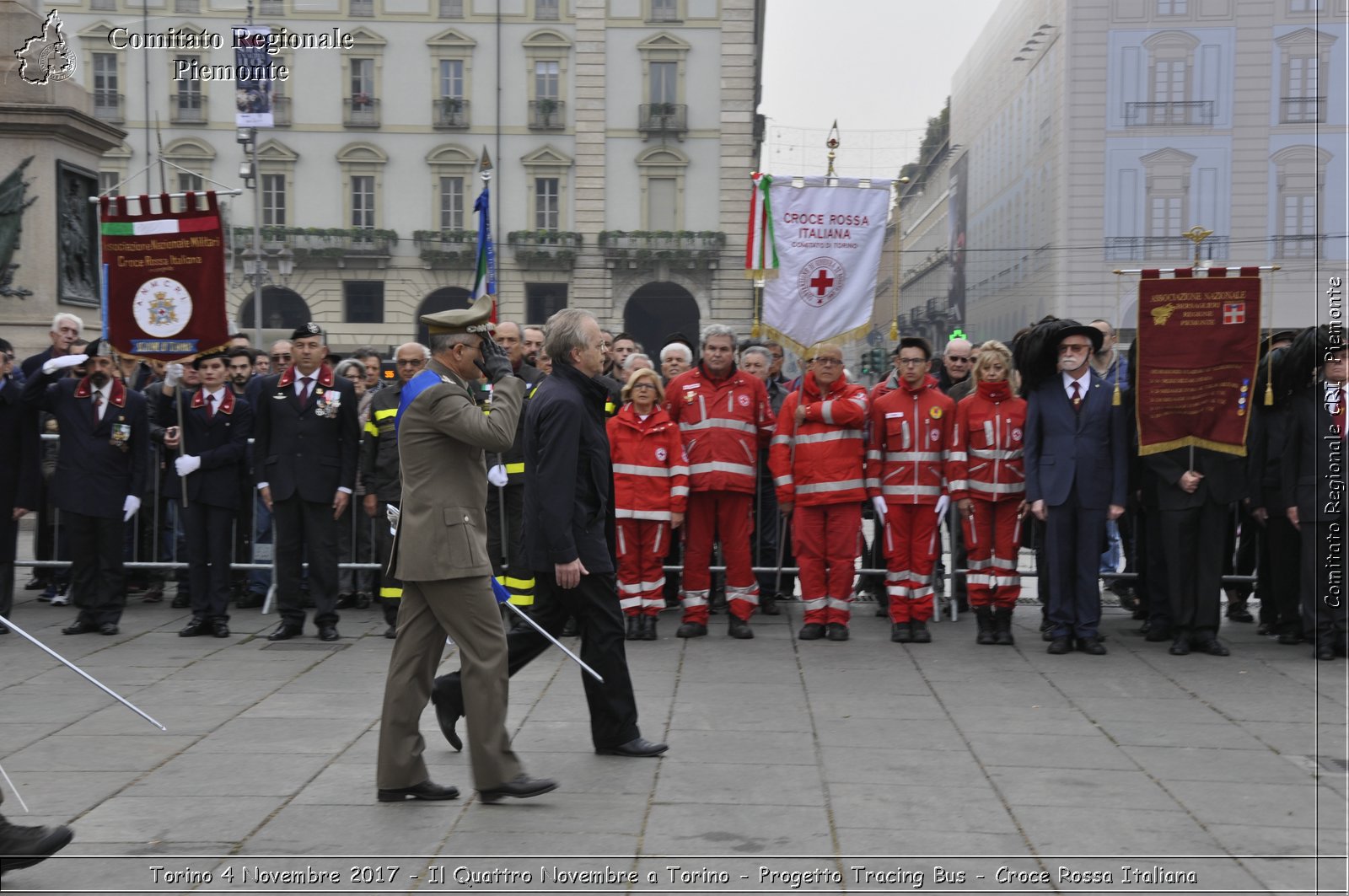 Torino 4 Novembre 2017 - Il Quattro Novembre a Torino - Progetto Tracing Bus - Croce Rossa Italiana- Comitato Regionale del Piemonte