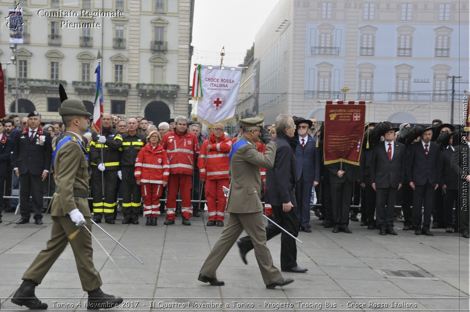 Torino 4 Novembre 2017 - Il Quattro Novembre a Torino - Progetto Tracing Bus - Croce Rossa Italiana- Comitato Regionale del Piemonte