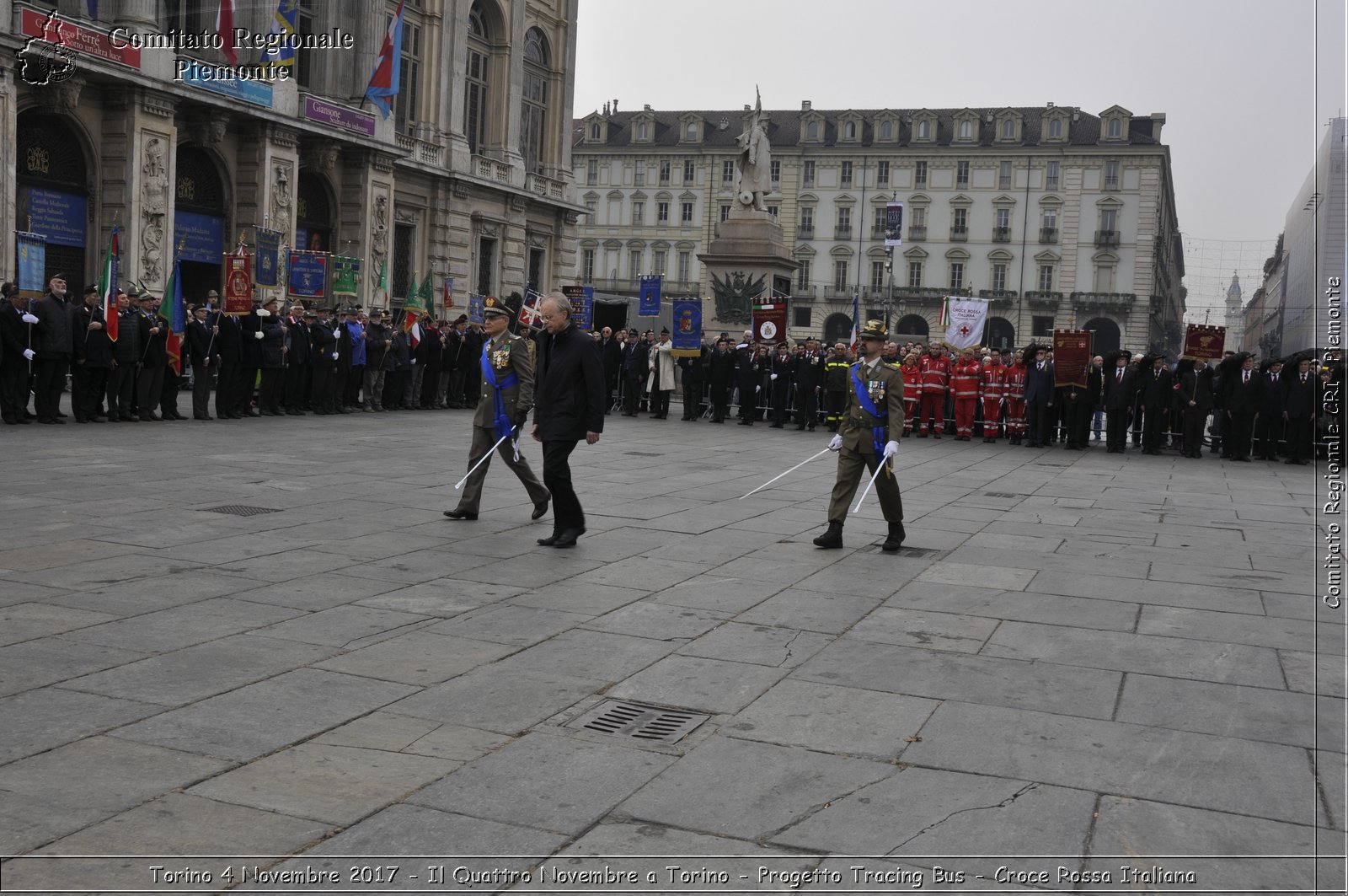 Torino 4 Novembre 2017 - Il Quattro Novembre a Torino - Progetto Tracing Bus - Croce Rossa Italiana- Comitato Regionale del Piemonte