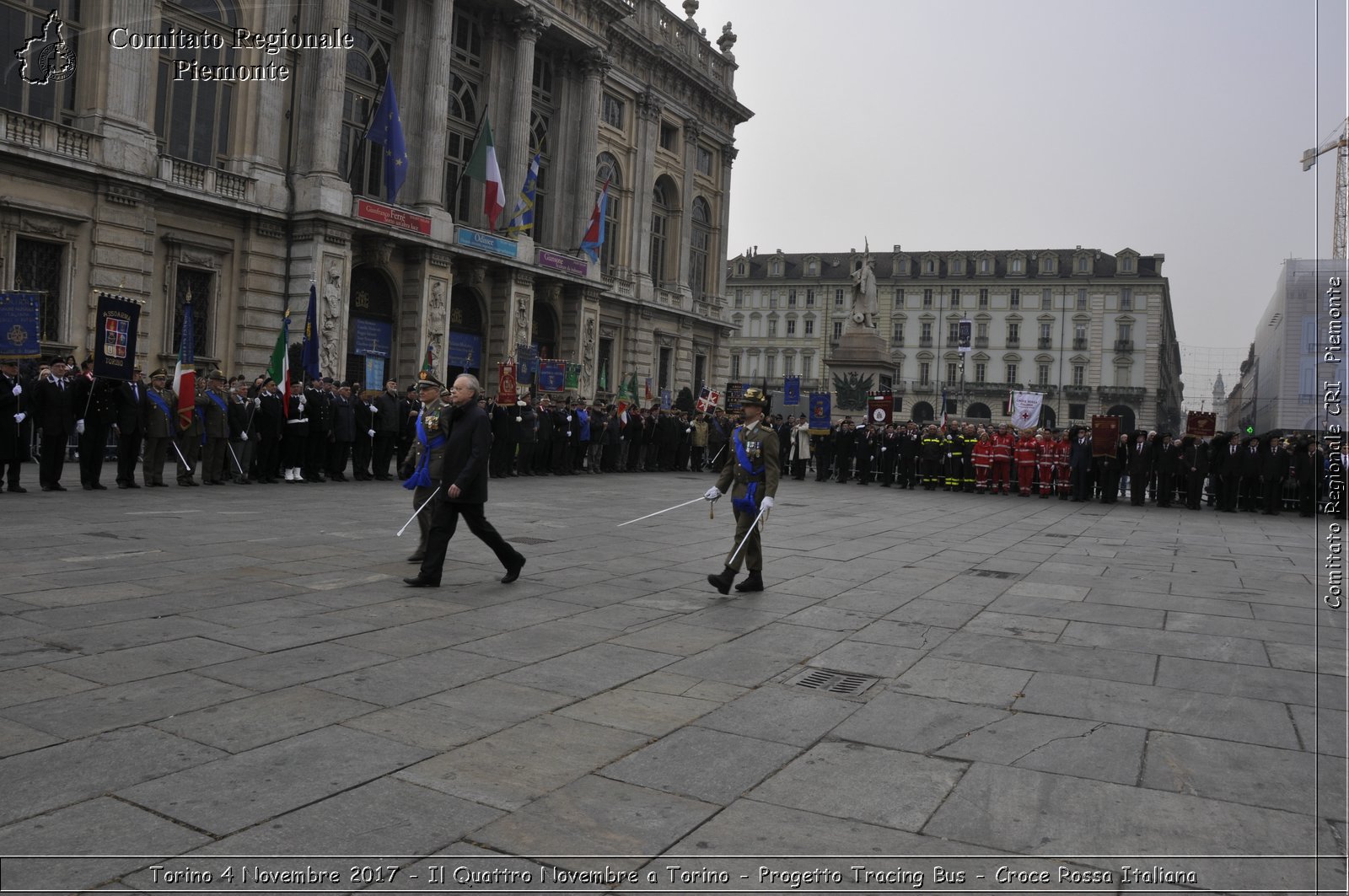 Torino 4 Novembre 2017 - Il Quattro Novembre a Torino - Progetto Tracing Bus - Croce Rossa Italiana- Comitato Regionale del Piemonte