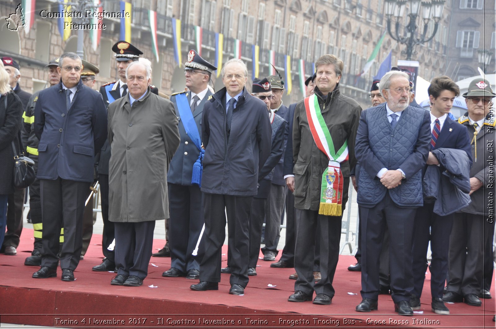 Torino 4 Novembre 2017 - Il Quattro Novembre a Torino - Progetto Tracing Bus - Croce Rossa Italiana- Comitato Regionale del Piemonte